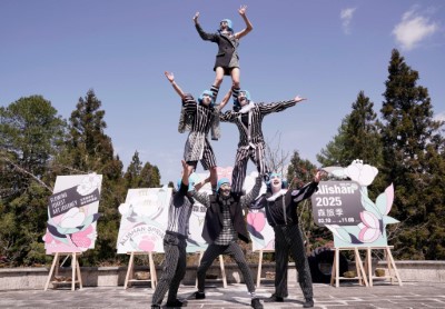 國際知名表演團體「Eye Catching Circus 創造焦點」的演出讓現場民眾驚嘆連連